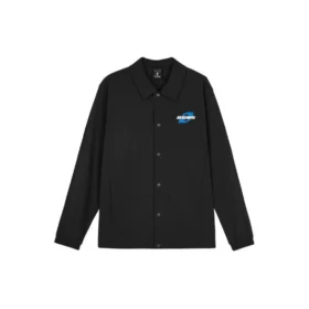 Giacca casual con stampa a lettere “Black”