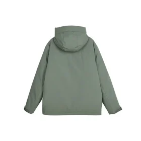 Giacca casual in piuma tinta unita della serie Stroll “Verde”