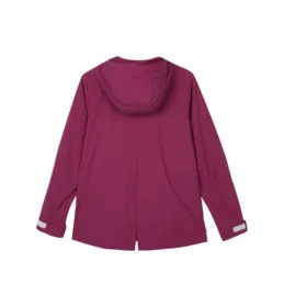 Giacca casual in tessuto con cappuccio e logo della serie Stroll “Burgundy”