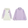 Giacca casual in tessuto “Viola e bianco”