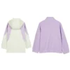 Giacca casual in tessuto “Viola e bianco”