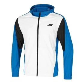 Giacca casual in tessuto “White Blue”