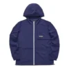 Giacca casual leggera e sottile con cappuccio “Blu Bianco”
