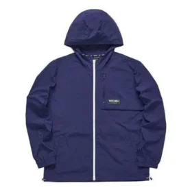 Giacca casual leggera e sottile con cappuccio “Blu Bianco”