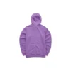 Giacca con cappuccio e zip della serie Colorful Casual “Viola-Bianco”