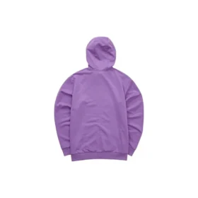 Giacca con cappuccio e zip della serie Colorful Casual “Viola-Bianco”