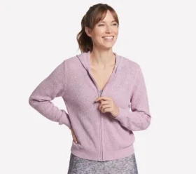 Giacca con cappuccio e zip integrale Shine
