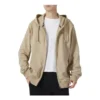 Giacca con cappuccio e zip integrale “Tan”