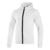 Giacca con cappuccio e zip integrale “White Black”