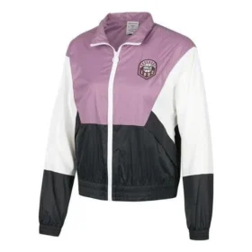 Giacca con cerniera “Purple Black White”