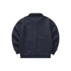 Giacca con colletto con zip in rilievo a stampa integrale “Black White”