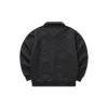 Giacca con colletto con zip in rilievo a stampa integrale “Black White”