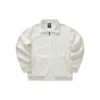Giacca con colletto con zip in rilievo a stampa integrale “Black White”
