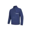 Giacca con zip e stampa del logo del marchio “Verde oliva Nero Blu”