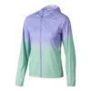 Giacca con zip integrale “Green Purple”