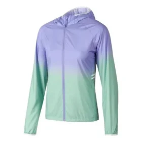 Giacca con zip integrale “Green Purple”