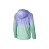 Giacca con zip integrale “Green Purple”