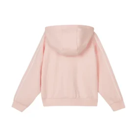 Giacca in maglia con stampa di lettere della serie Casual “Pink”