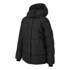 Giacca in piuma calda con cappuccio a mezza lunghezza “Black”