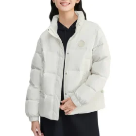 Giacca in piuma casual leggera “Bianco”
