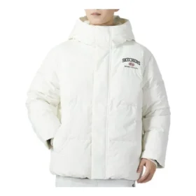 Giacca in piuma casual “White Black”