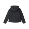Giacca in piuma con cappuccio ripiegabile “White Black”