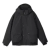 Giacca in piuma con cappuccio, Waterproof e calda della serie Lifestyle “Nera”