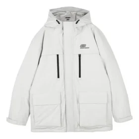 Giacca in piuma Waterproof con cappuccio della serie Lifestyle “White Black”