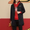 Giacca lunga casual serie CNY “Nero Rosso”