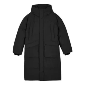 Giacca lunga in piuma “Black”