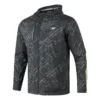 Giacca sportiva con cappuccio “Black White”