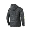 Giacca sportiva con cappuccio “Black White”