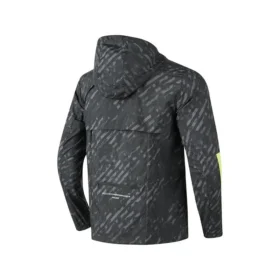 Giacca sportiva con cappuccio “Black White”