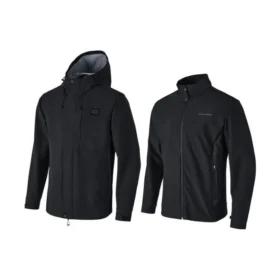 Giacca sportiva intrecciata 3 in 1 “Black”