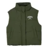 Gilet casual in piuma “Verde”