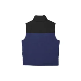 Gilet imbottito con colletto alto e piccolo logo patchwork “Multi-Color”