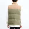 Gilet imbottito con colletto alto e piccolo logo patchwork “Multi-Color”