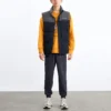 Gilet imbottito con colletto alto e piccolo logo patchwork “Multi-Color”
