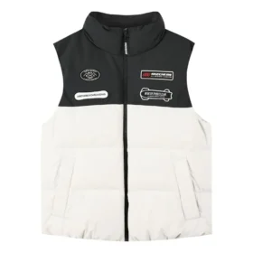 Gilet in piuma casual “Black White”