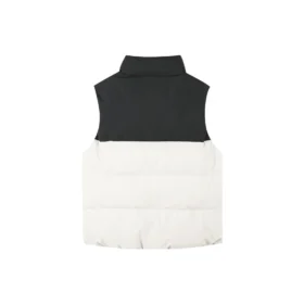 Gilet in piuma casual “Black White”