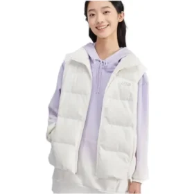 Gilet sportivo in piuma “Bianco”