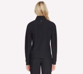 GO LUXE Rib con zip a 1/4