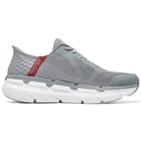 Go Run Max Cushioning “Grey Red”