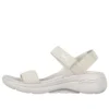 Go Walk 5 Arch Fit Sandali lucidi “Bianco”