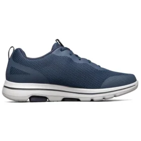 Go Walk 5 Low Blu/Bianco
