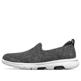 Go Walk 5 Mocassini Grigio/Bianco
