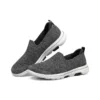 Go Walk 5 Mocassini Grigio/Bianco
