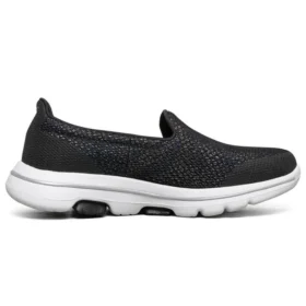 Go Walk 5 Slip-on “Black White”