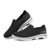 Go Walk 5 Slip On “Black White”