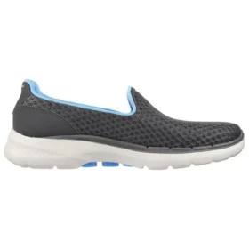 Go Walk 6 Low Loafer Grigio/Blu